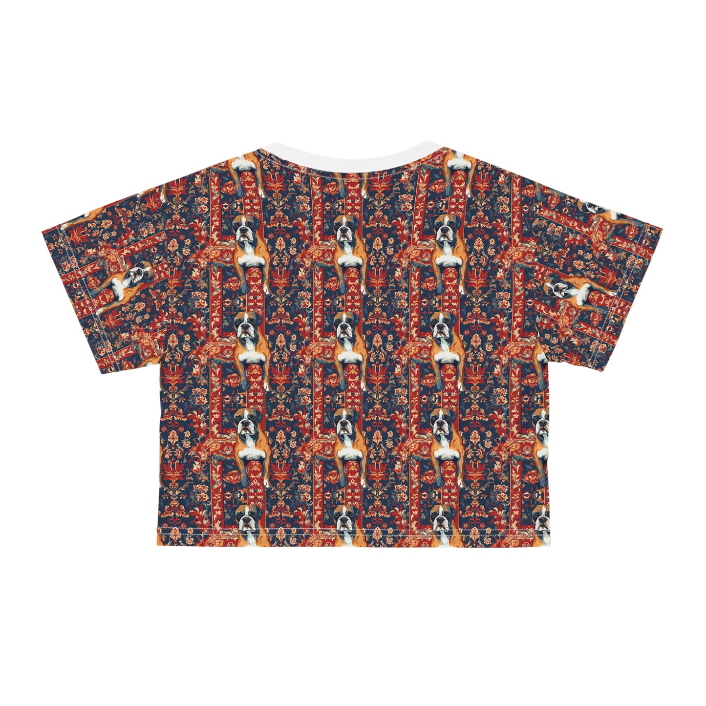 Boxer Blossom Tapestry Delight Crop Tee