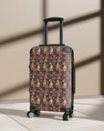 Floral Pawsome Dachsund Delight Suitcase