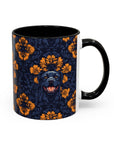 Royal Rottweiler Regalia Accent Coffee Mug