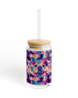 Dazzling Bulldog Chic Sipper Glass