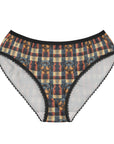 Pawsome Rottweiler Royalty Plaid Women's Briefs