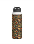 Labrador Lush Pooch Tapestry Stainless Steel Water Bottle