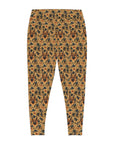 Autumnal German Shepherd Glamour Plus Size Leggings