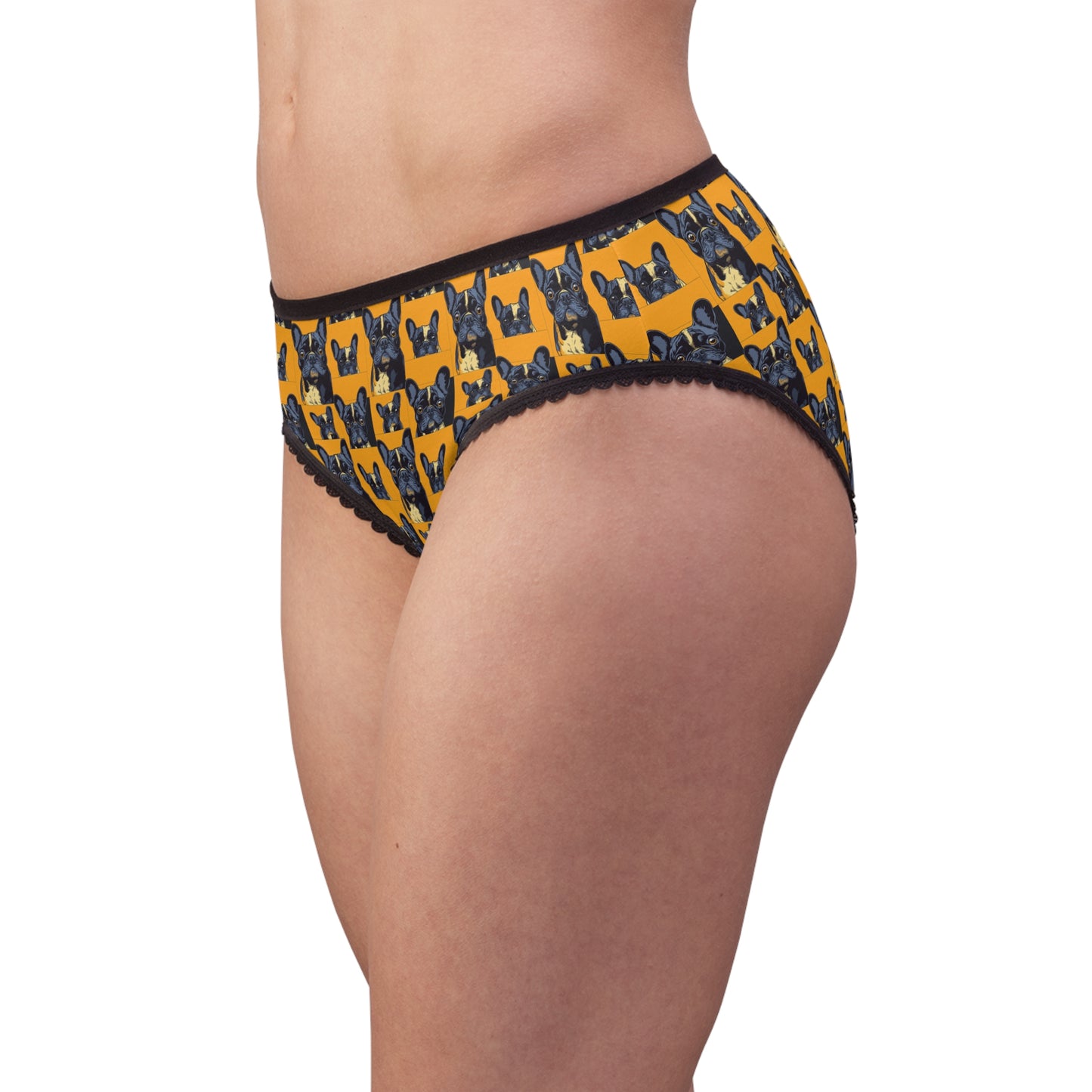 Frenchie Pawsitively Pawsome Peek-a-Boo Perfection Women's Briefs