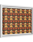 Golden Pawsatronic Tapestry Matte Canvas, Framed