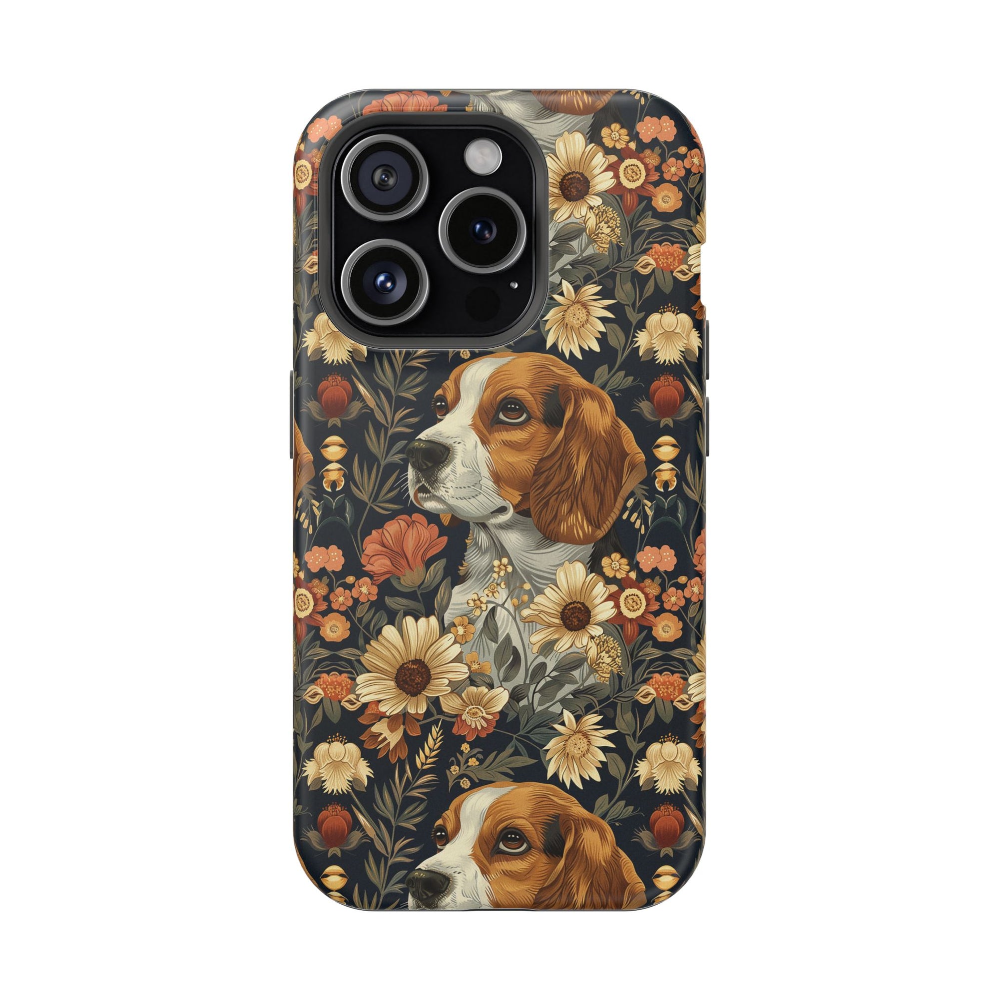 Beagle Blossoms Magnetic Tough Cases