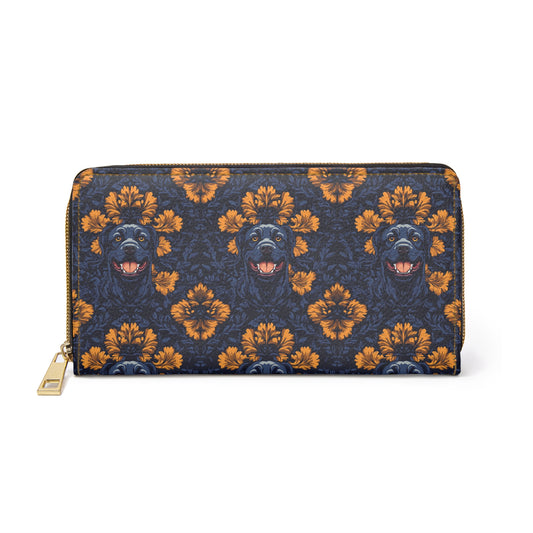 Royal Rottweiler Regalia Zipper Wallet