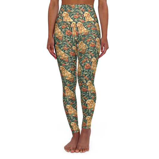 Blooming Goldie Glam High Waisted Yoga Leggings