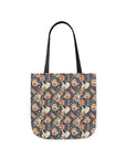 Blooming Bulldog Beauty Canvas Tote Bag