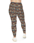 Pawsome Rottweiler Royalty Plaid Plus Size Leggings