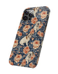 Blooming Bulldog Beauty Slim Phone Cases