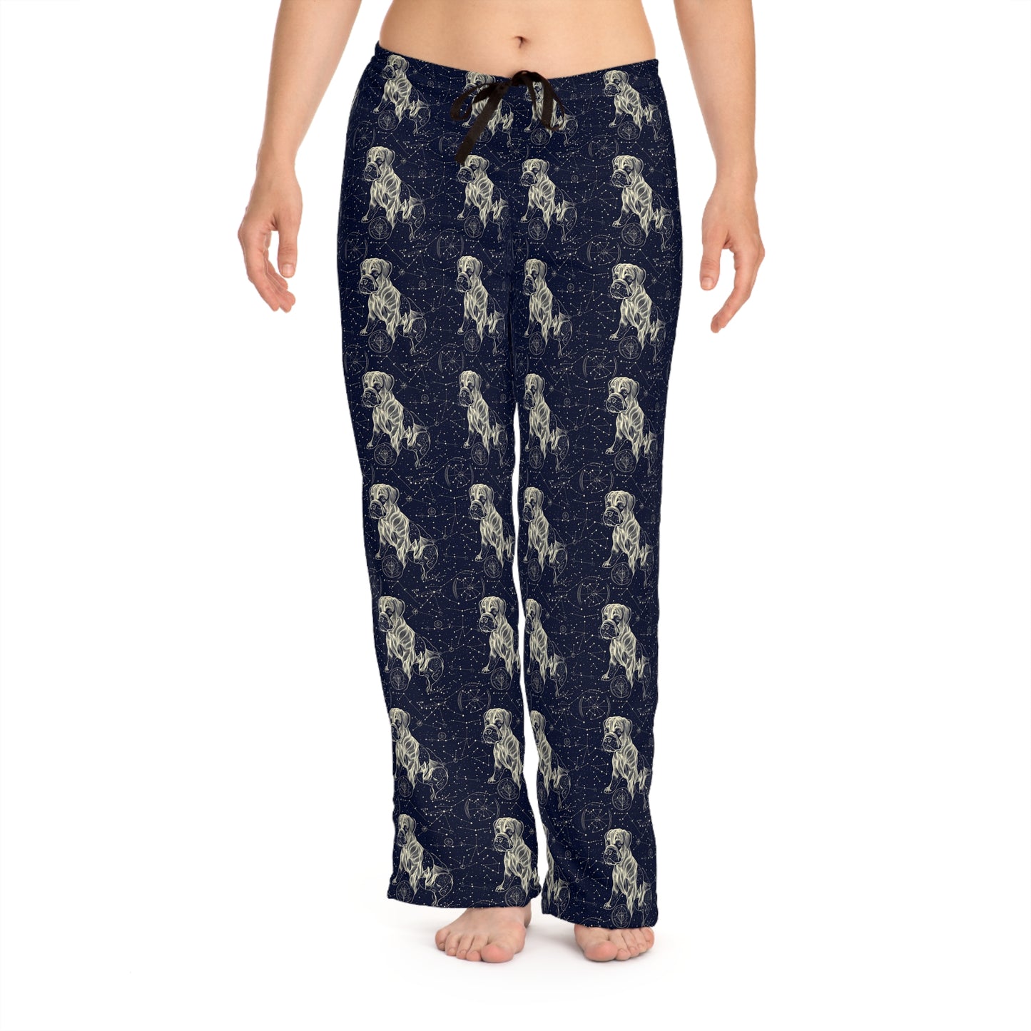 Celestial Boxer Bliss Women's Pajama Pants