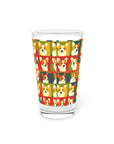 Corgi Chic Popart Pup Pint Glass