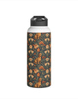 Dazzling Dachsund Blossoms & Foliage Stainless Steel Water Bottle