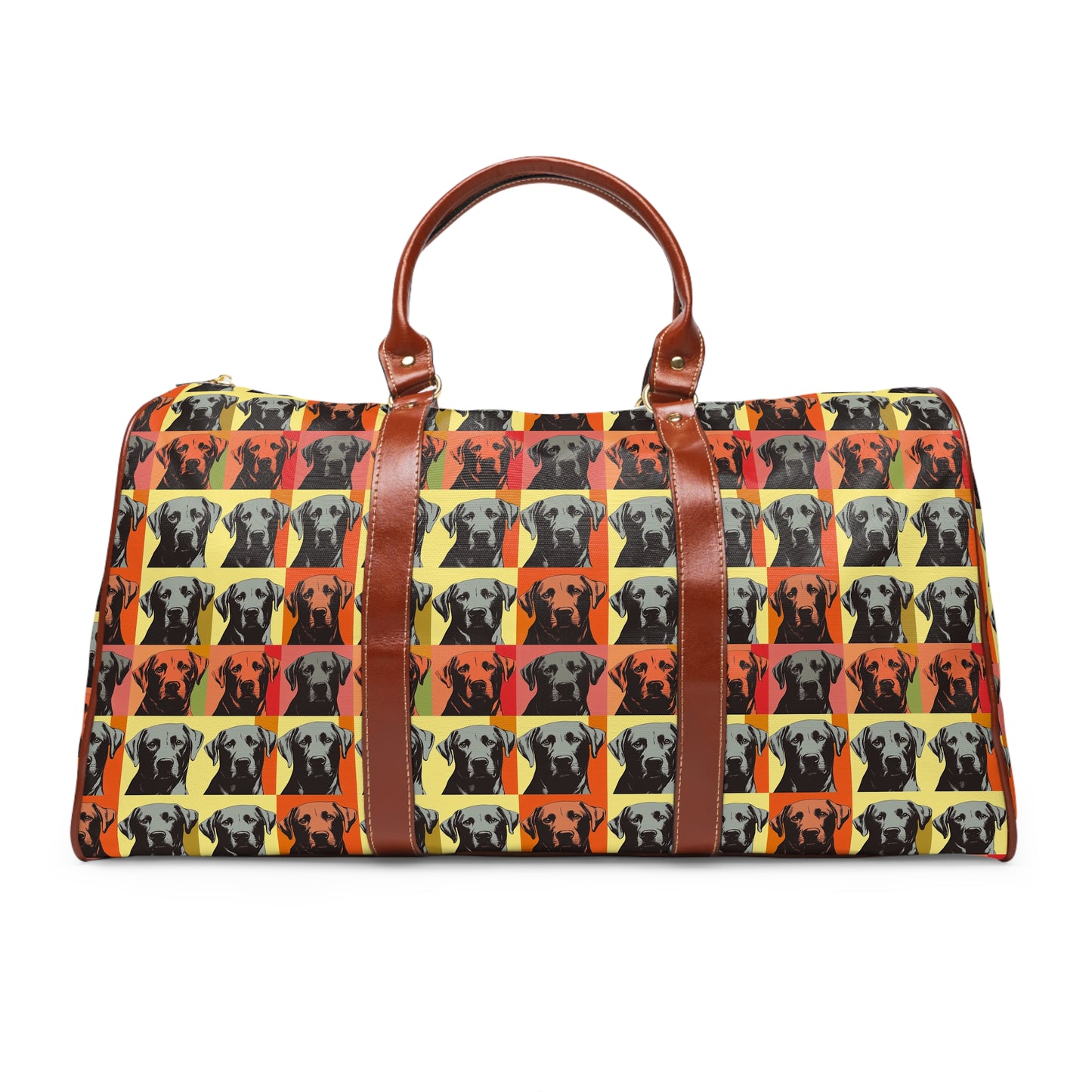 Whimsical Warhol Labrador Waterproof Travel Bag