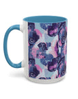 Funky Geometric Boxerista Accent Coffee Mug