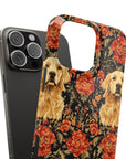 Golden Pawsatronic Tapestry Slim Phone Cases