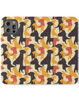 Modern Charm Labrador Chic Flip Cases