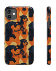 Rottweiler Chic Pawsitivity Slim Phone Cases