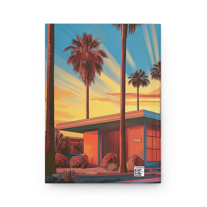 Palm Springs Sunset Dreams - Blank Notebook