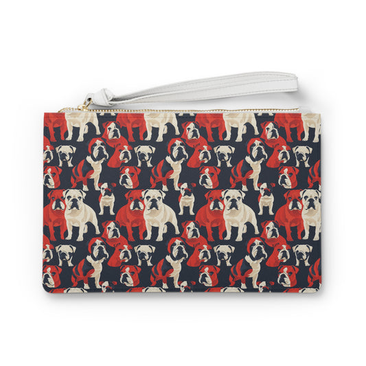 Bulldoggy Bliss Chomper Clutch Bag