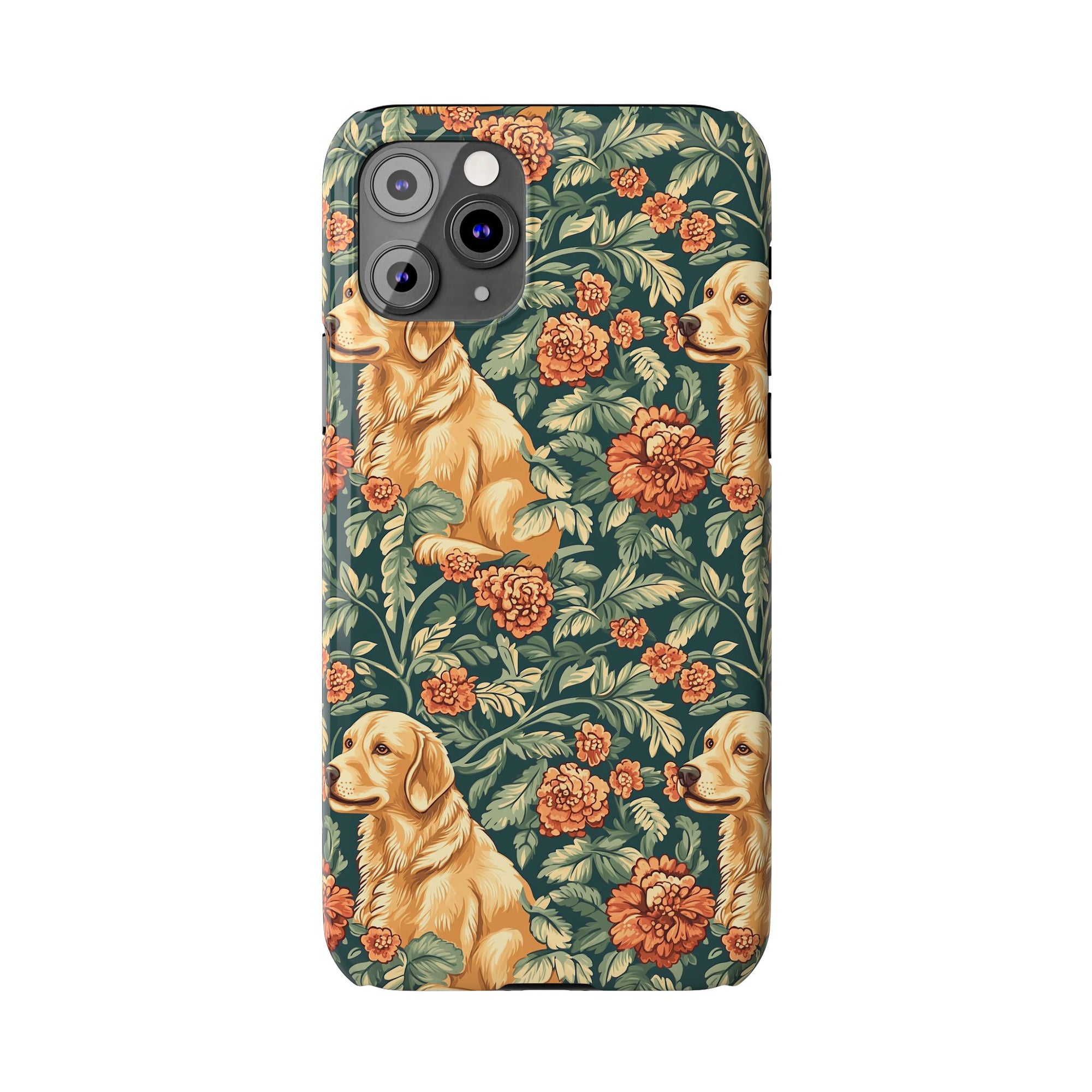 Blooming Goldie Glam Slim Phone Cases