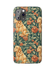 Blooming Goldie Glam Slim Phone Cases