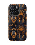 Modern Rottweiler Royalty Magnetic Tough Cases