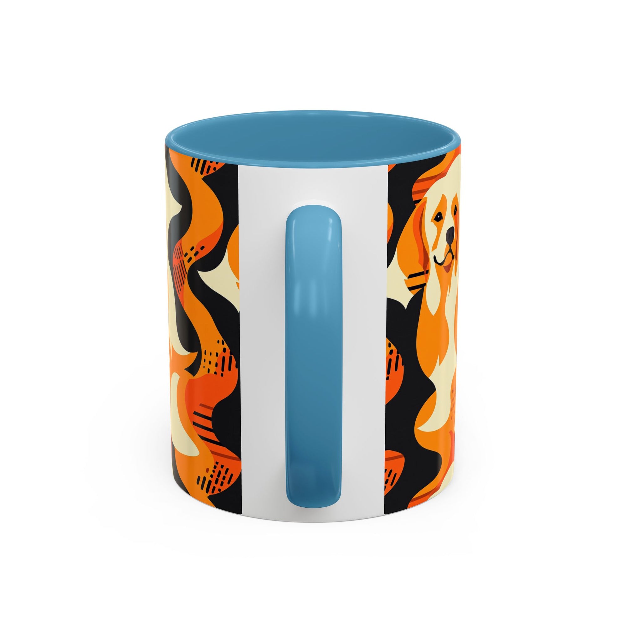 Golden Woof Abstract Glamour Accent Coffee Mug