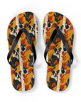 Chic Frenchie Charm Flip Flops