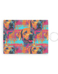 Rustic Charm Labrador Chic Leather Card Holder