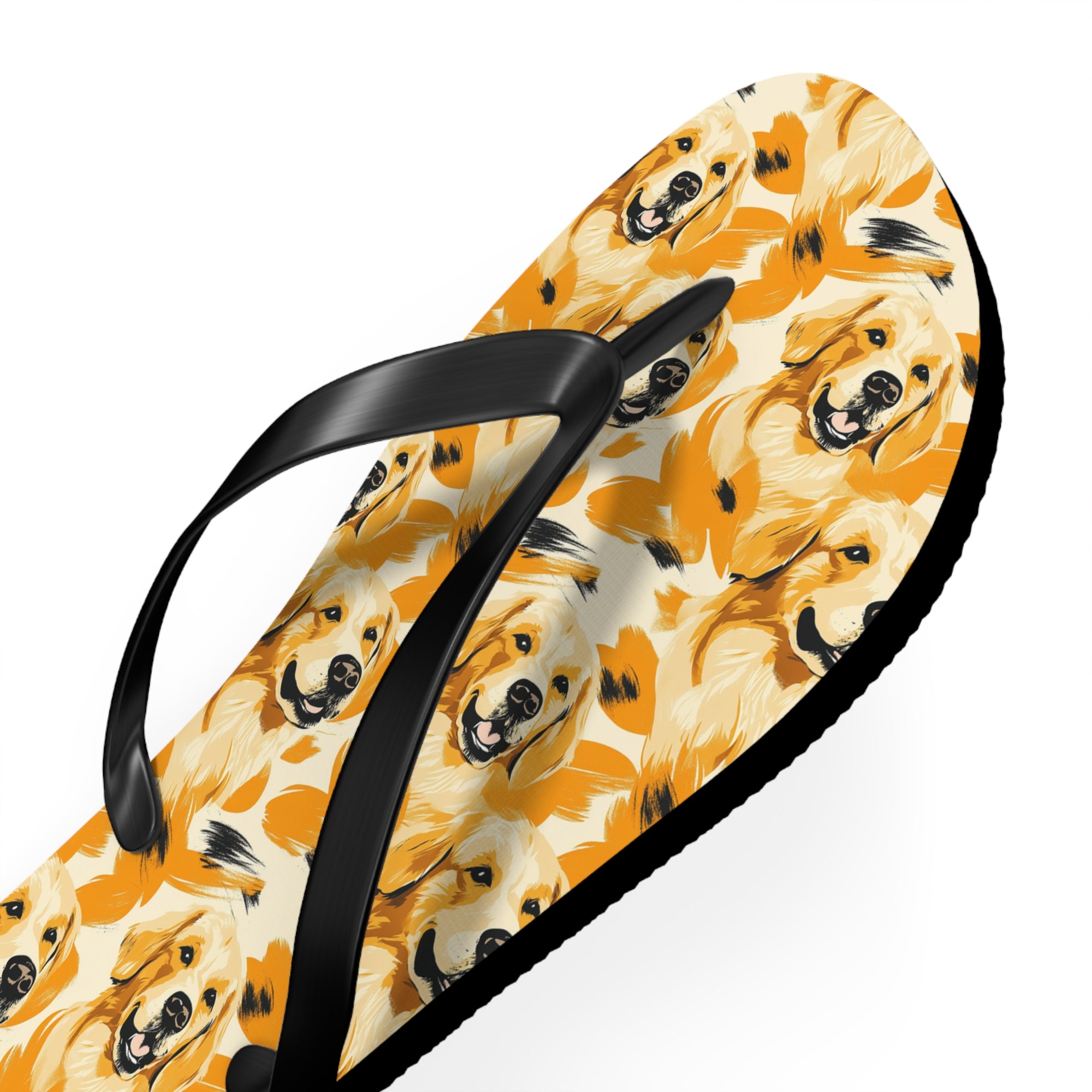 Golden Glitz &#39;n Glamour Woofwear Flip Flops