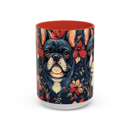 Gothic Rose Bulldog Noir Enchantment Accent Coffee Mug