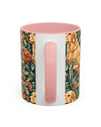 Blooming Goldie Glam Accent Coffee Mug