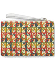 Corgi Chic Popart Pup Clutch Bag