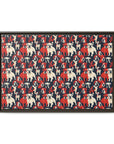 Bulldoggy Bliss Chomper Matte Canvas, Framed