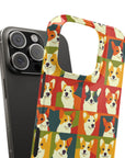 Corgi Chic Popart Pup Slim Phone Cases