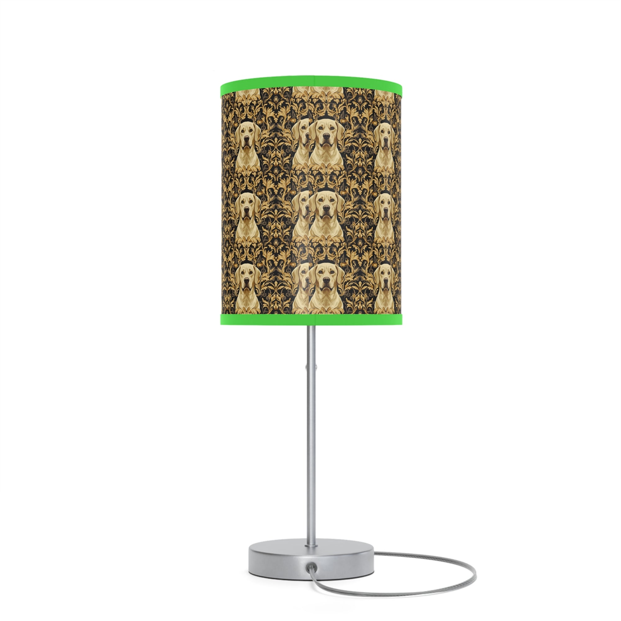 Royal Pawsitivity Labs Lamp on a Stand