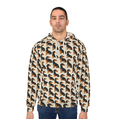 Whimsical Dachsund Dreamcatcher Unisex Pullover Hoodie