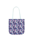 Funky Geometric Boxerista Canvas Tote Bag