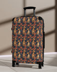 Floral Pawsome Dachsund Delight Suitcase