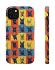 Frenchie Pop Art Pawfection Grid Magnetic Tough Cases