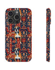 Boxer Blossom Tapestry Delight Slim Phone Cases