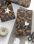 Regal Frenchie Noir Elegance Wrapping Paper