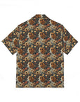 Beagle Blossoms Men's Hawaiian Camp Shirt