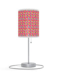 Bubblegum Glamour Bulldog Bouquet Lamp on a Stand