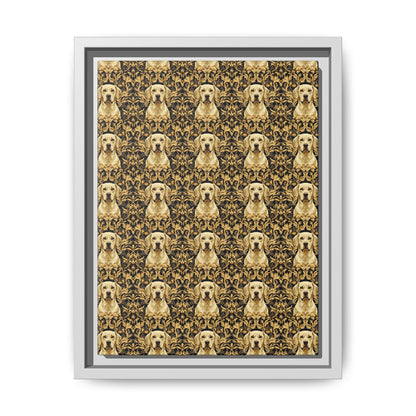 Royal Pawsitivity Labs Matte Canvas, Framed