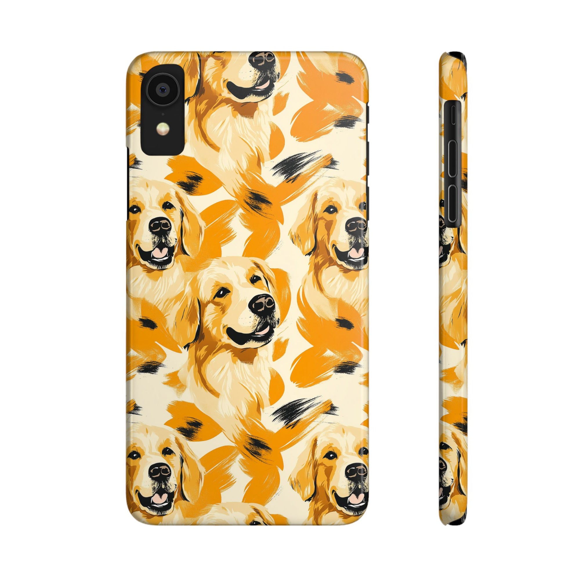 Golden Glitz &#39;n Glamour Woofwear Slim Phone Cases