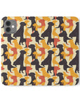 Modern Charm Labrador Chic Flip Cases