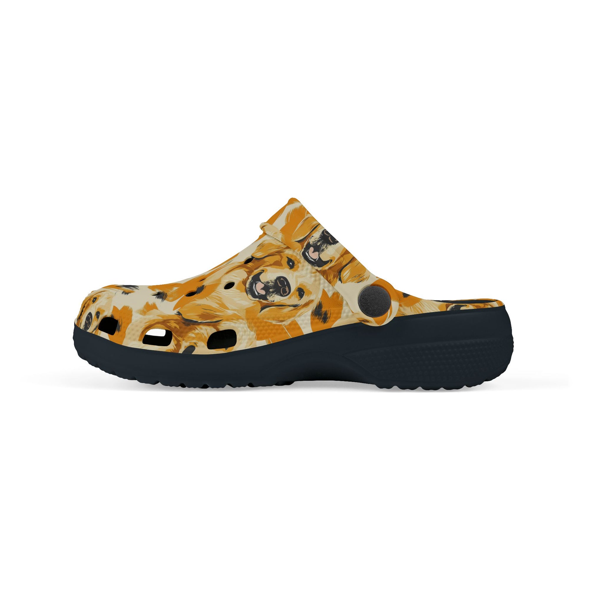 Golden Glitz &#39;n Glamour Woofwear Kid&#39;s Foam Clogs